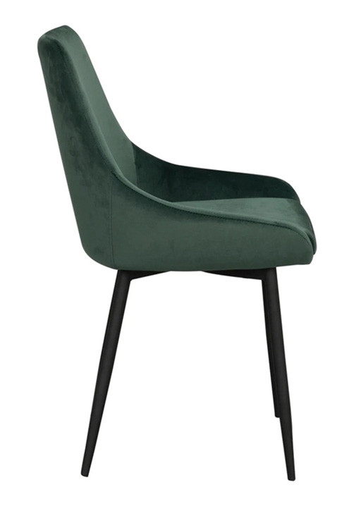 Simple Style Velvet Dining Chair