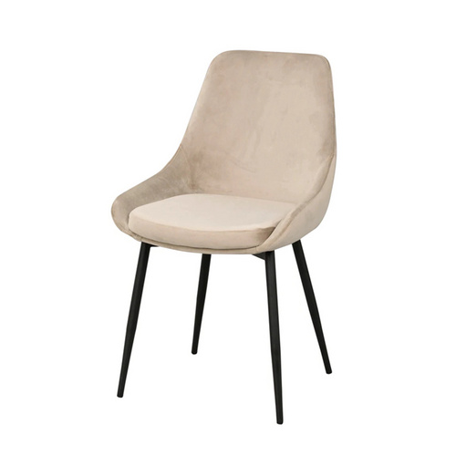 Simple Style Velvet Dining Chair