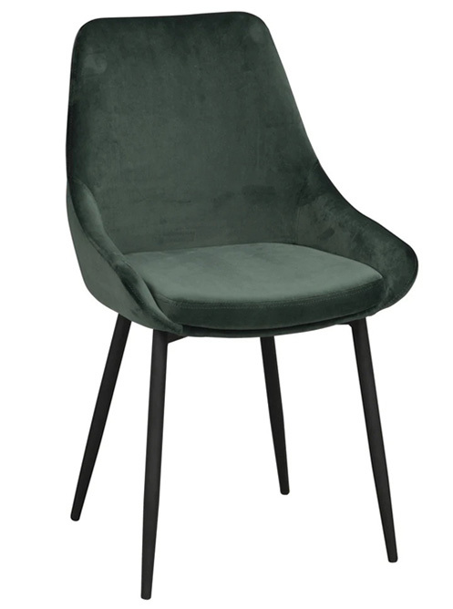 Simple Style Velvet Dining Chair