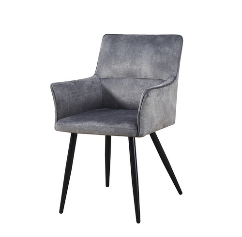 Grey Velvet Dining Chair