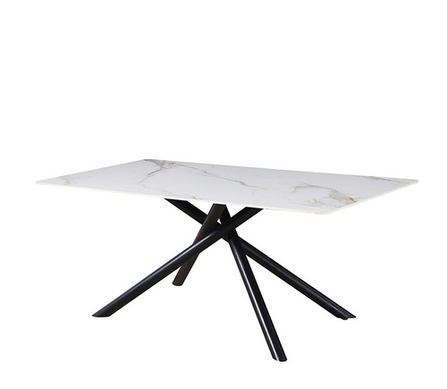 White Marble Color Dining Table