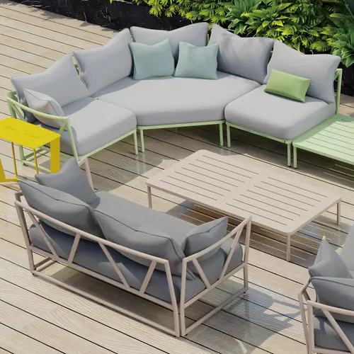 Modern style outdoor full sofa