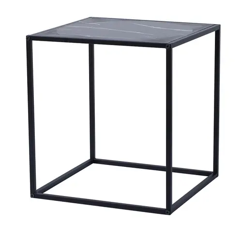 Unique Coffee Tables Gill more Black Glass And Black Metal Contemporary Square Side Table Mirrored Coffee Table Modern Customize