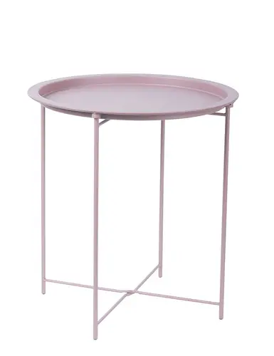 Hot-selling Living Room Furniture Coffee Table Metal End Table Round Tray Minimalist Side Table