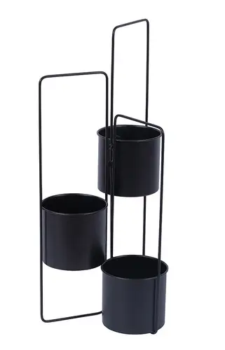 Metal Foldable Multilayer Planter Pot Plant Flower Stand Stand Flower Pot Holder For Indoor Multiple Plants