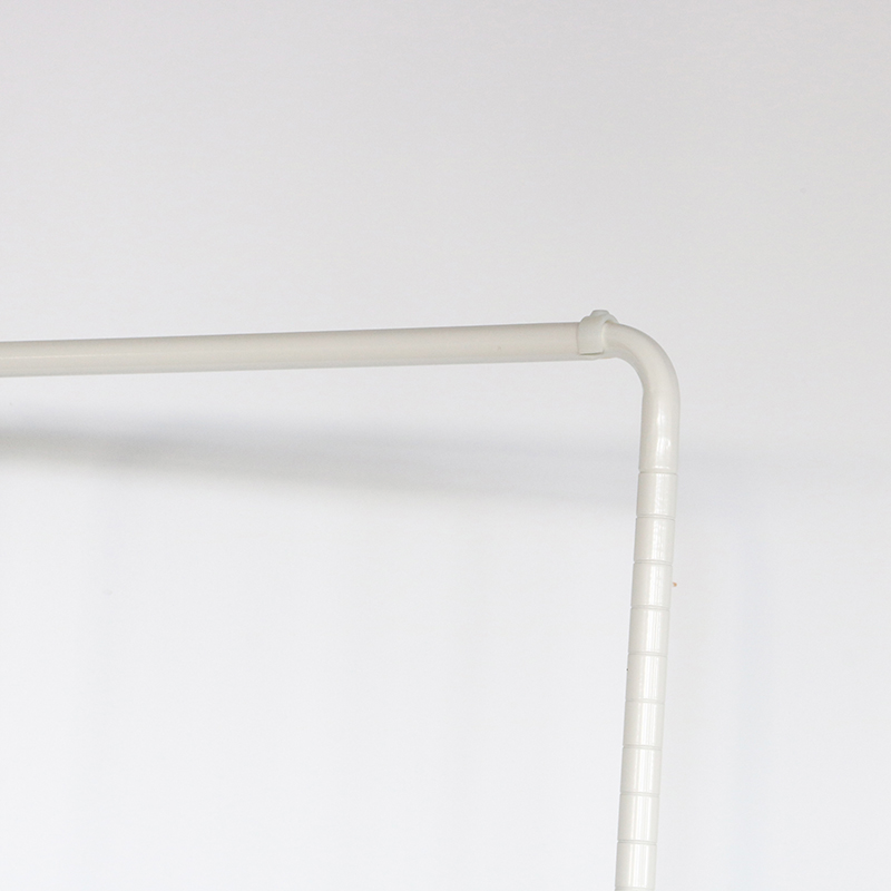 Adjustable Height 2-Tier Basket Clothing Rack With Wheels