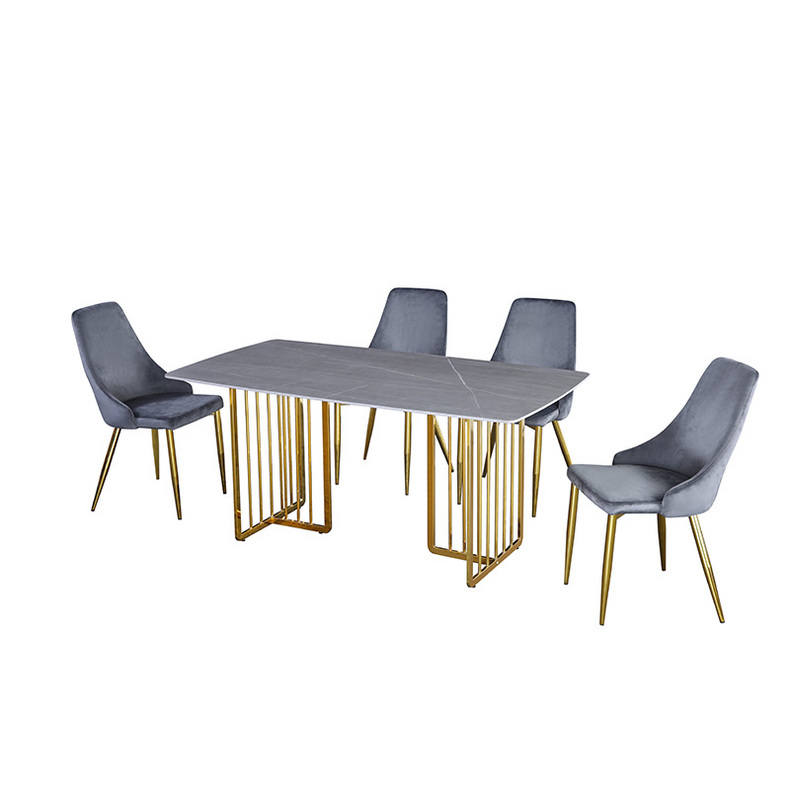 Golden Base Dining Table