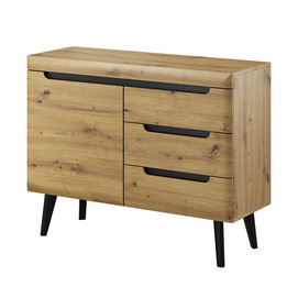 New Design Kitchen Furniture Wood Display Storage Cabinet 3 Drawer Sideboard