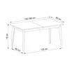 New Design Dining Furniture Side Table  Dining Table