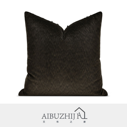 AIBUZHIJIA Accent Pillows Home Decor Luxury Cushion Cover Brown Pillow Cover Decorative Pillowcase
