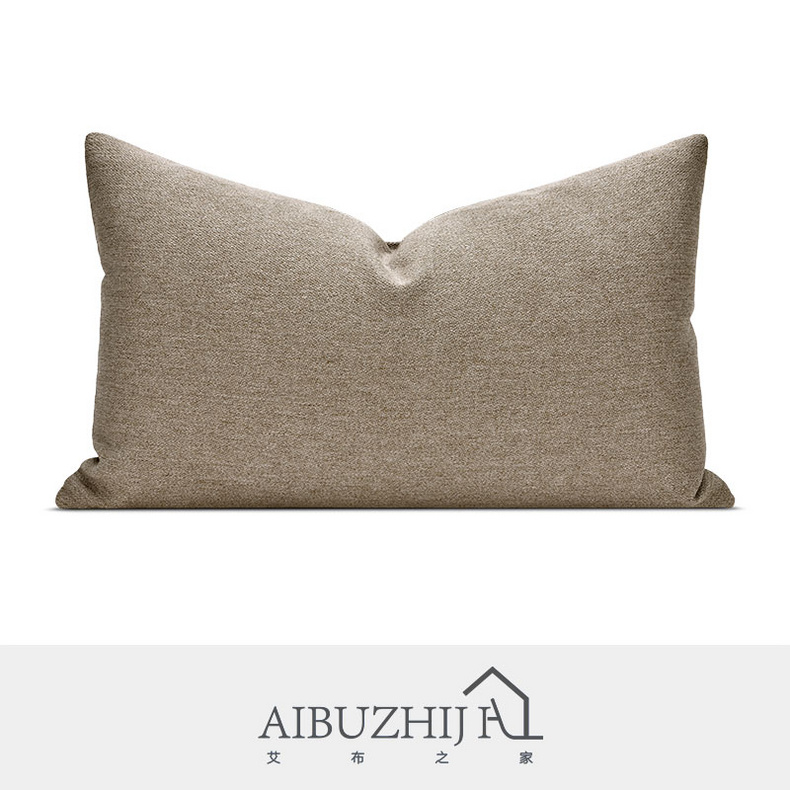 AIBUZHIJIA Home Decor Luxury Cushion Cover Brown 30*50 Pillow Case Elegant Sofa Pillow Covers