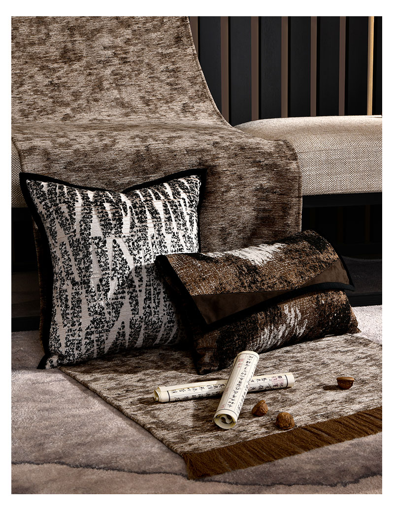 AIBUZHIJIA Black Border Throw Pillow Case Home Decor Cushion Cover Luxury High End Decorative Pillow Cover