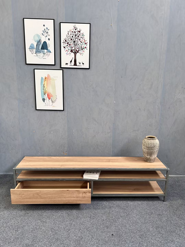 Wooden TV cabinet