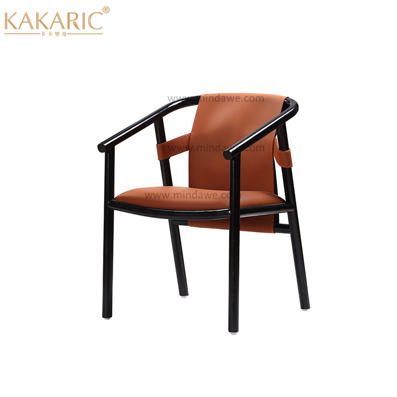 W12B08-Ash wood frame Dining chair