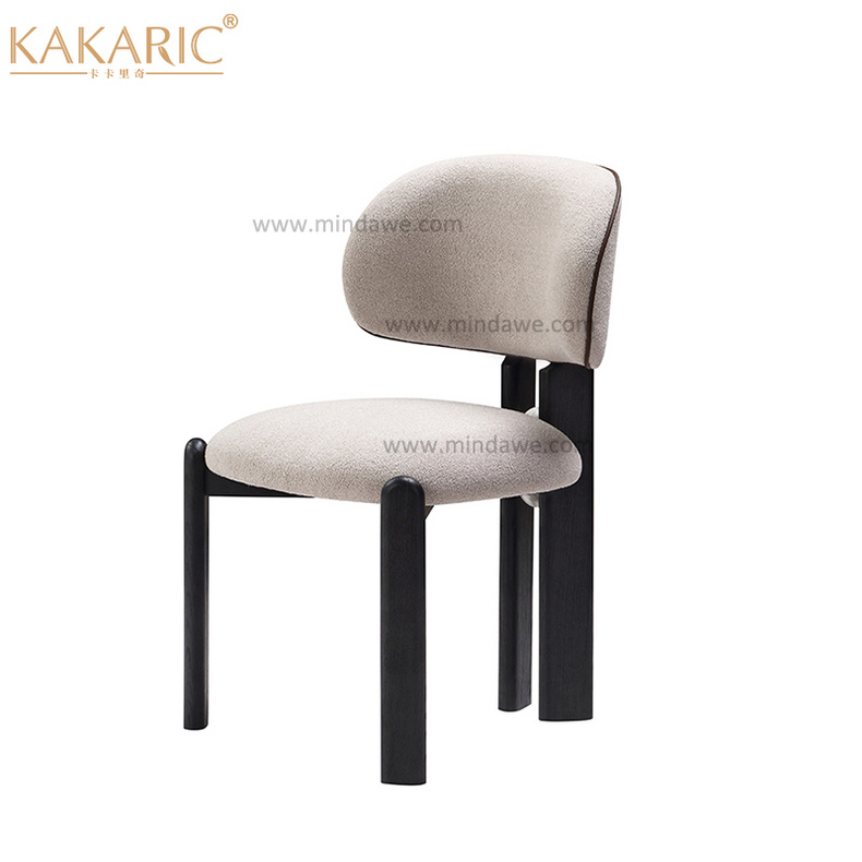 W12B08-Nordic Ligh grey Dining chair