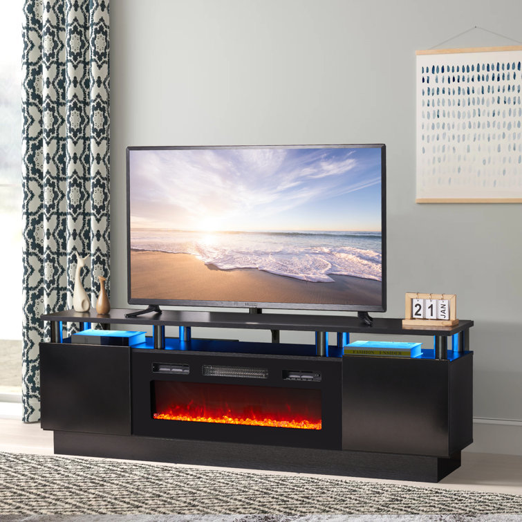 Latest design Modern TV cabinet and end table set TV cabinet with fireplace TV cabinet