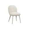 White Upholstered Dining Chairs--FYC503
