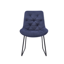 Velvet Touch Dining Chair With Black Legs