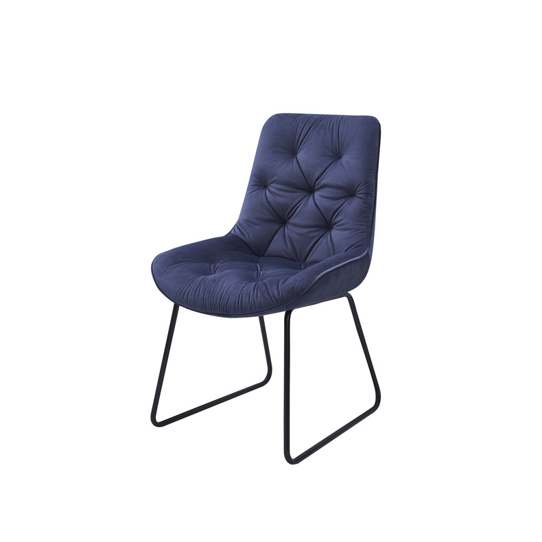 Velvet Touch Dining Chair With Black Legs