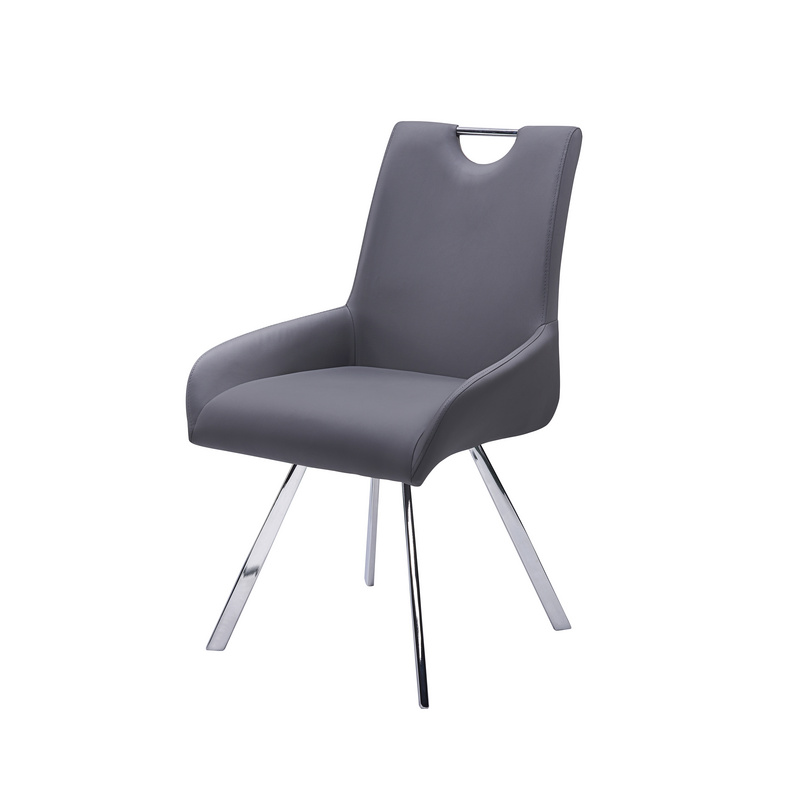PU Leather Dining Chairs With Small Armrest