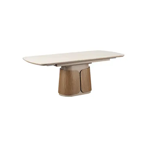 White Extendable Table--FYA120