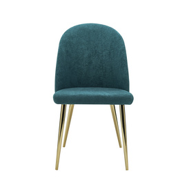 waterproof cloth Dining Chair Gold Legs