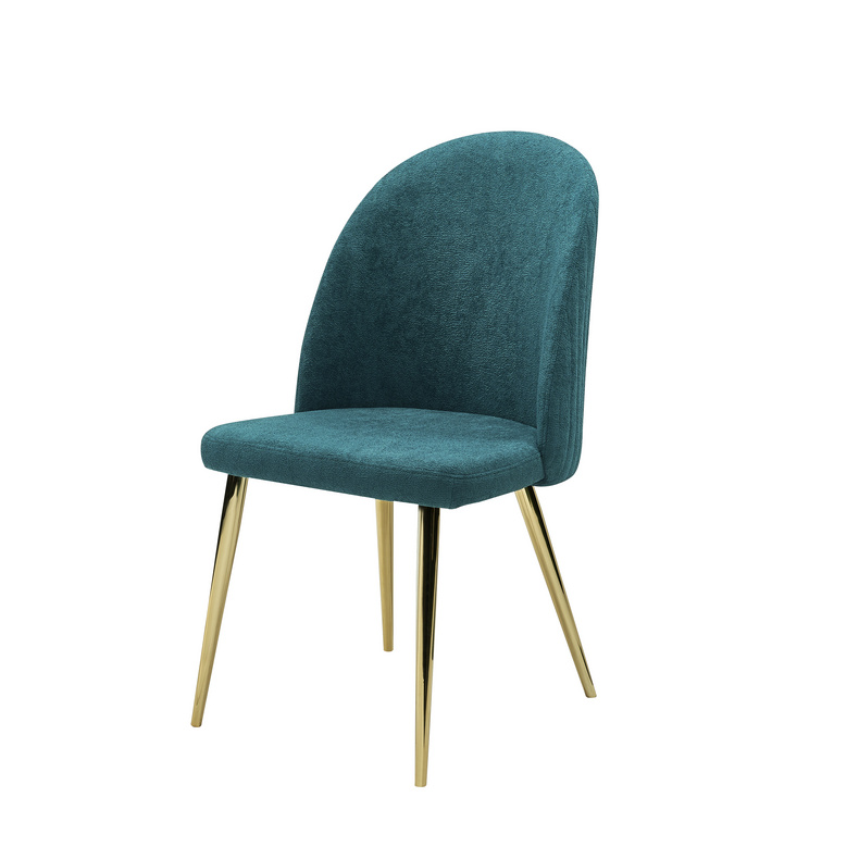 waterproof cloth Dining Chair Gold Legs