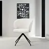 White Swivel Chair--LYC472
