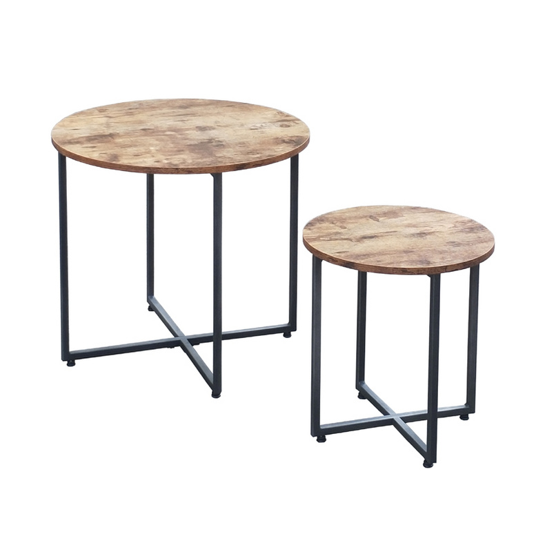 2pcs coffee table set side table