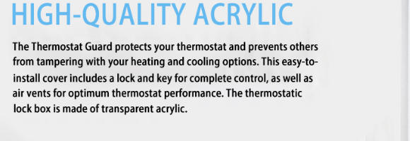 Acrylic thermostat