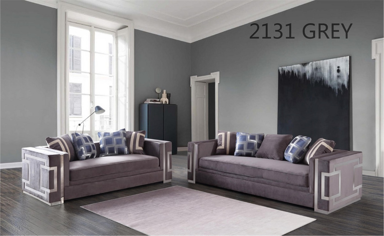 Light luxury modern furniture sofa set living room 123 combination sofa