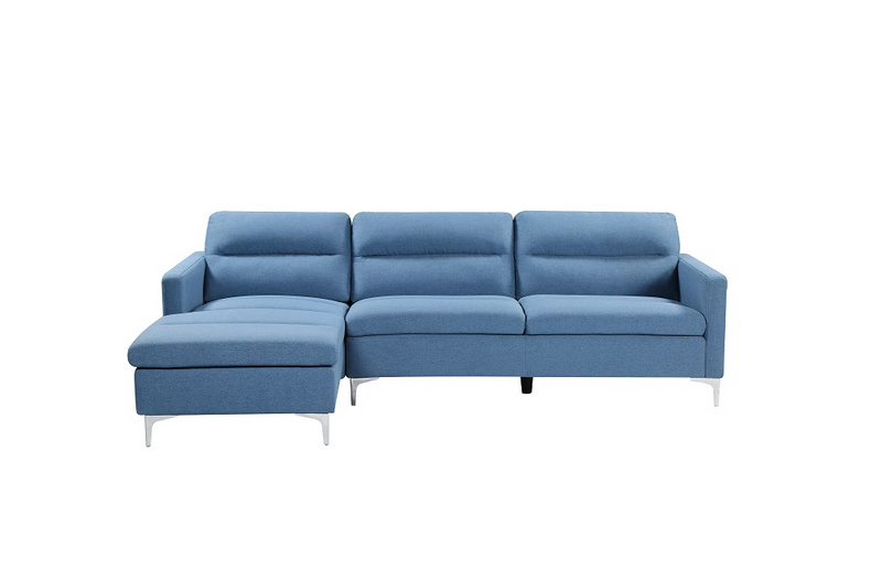 Blue Fabric Sofa