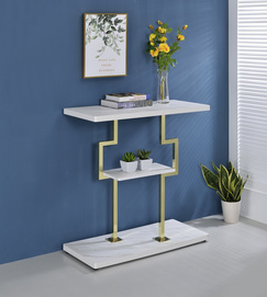 METAL console table / Electroplating console table