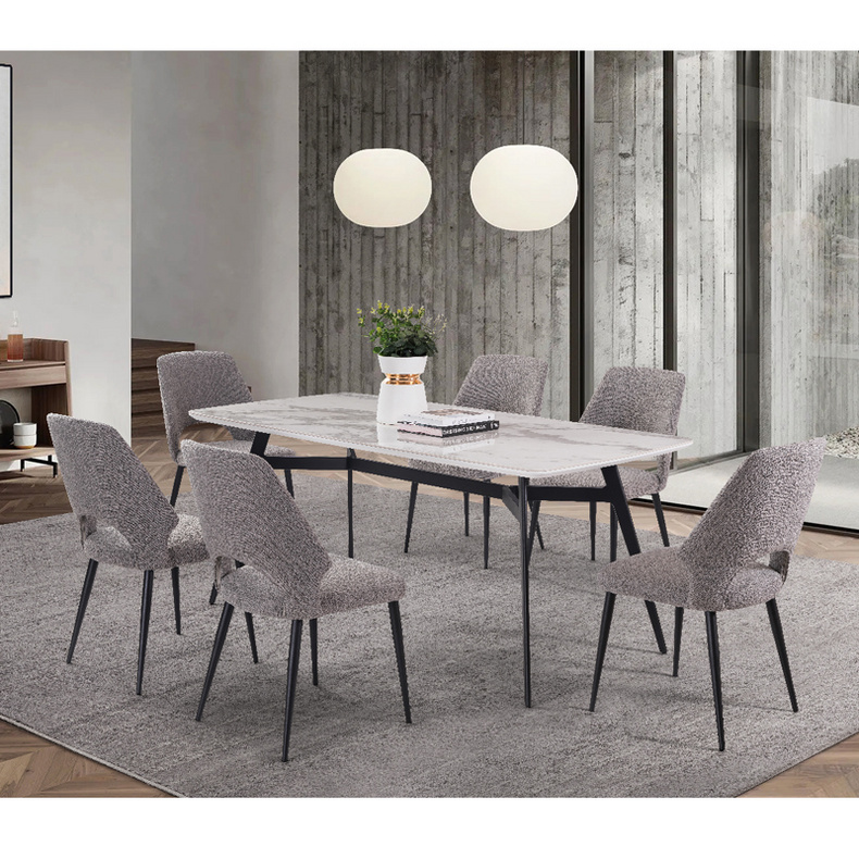 Factory Supply Customized Size Modern Luxury Dining Table Ceramic Dining Table
