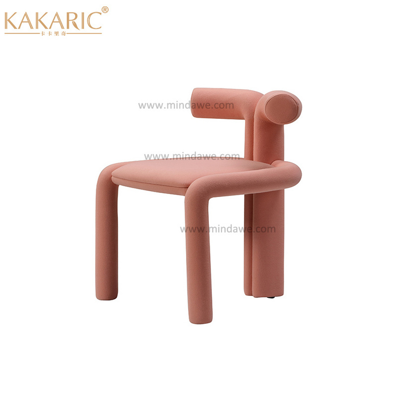 New design pink Dining chair