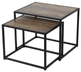 Coffee set table Retro industrial style