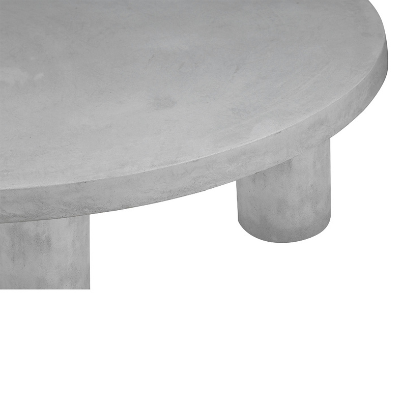 GFRC Concrete X Round Coffee Table Wholesale