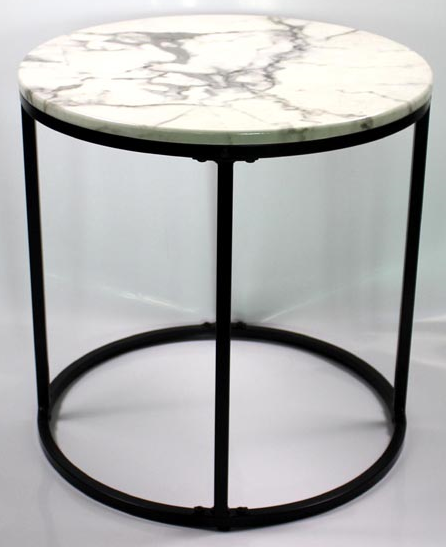 Marble top coffee table Side table minimalism