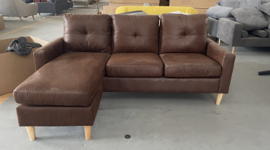 015 small leather sofa color can be customized.