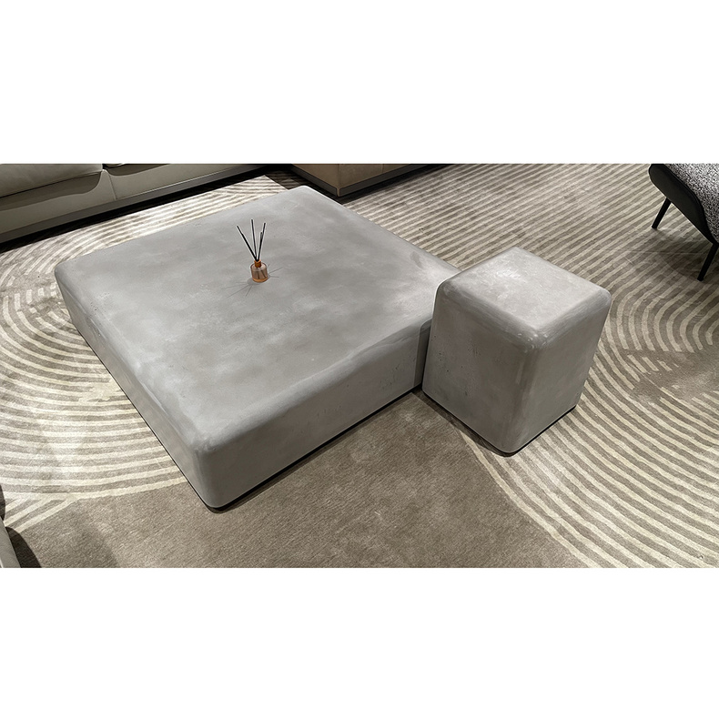 GRFC Small Square Side Table Concrete Furniture