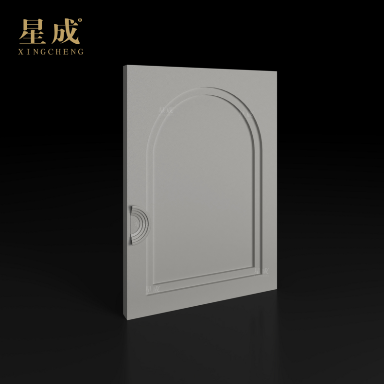 Wooden MDF cabinet door Environmentally friendly electrostatic powder spraying cabinet door