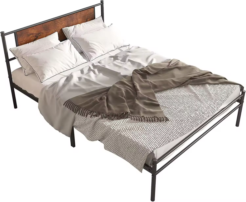 Bedroom Single Metal Bed Frame Kings Size