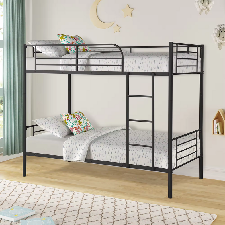 Cheap Prices Modern Design Children Bunk Bed Single Bed Multifunctional DIY Hotel School Furniture Bed for Kids Metal Steel Tube