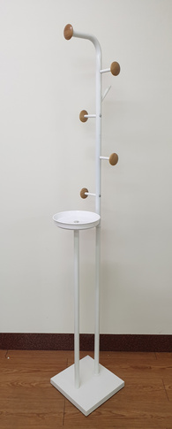 48-687 Coat / Hat Stand With 1 Tray