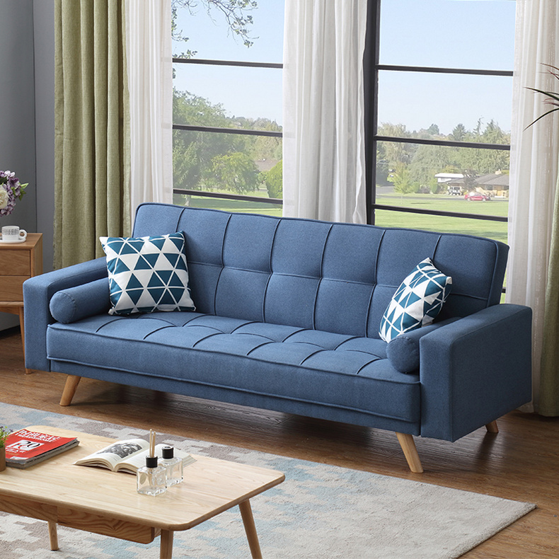 Living Room Sectional Sofa With Footrest Set Convertible Sleeper Sofa Bed