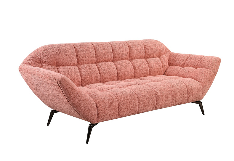 Pink Sofa With Powder Coating Leg