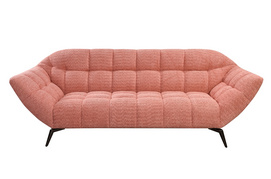 Pink Sofa With Powder Coating Leg