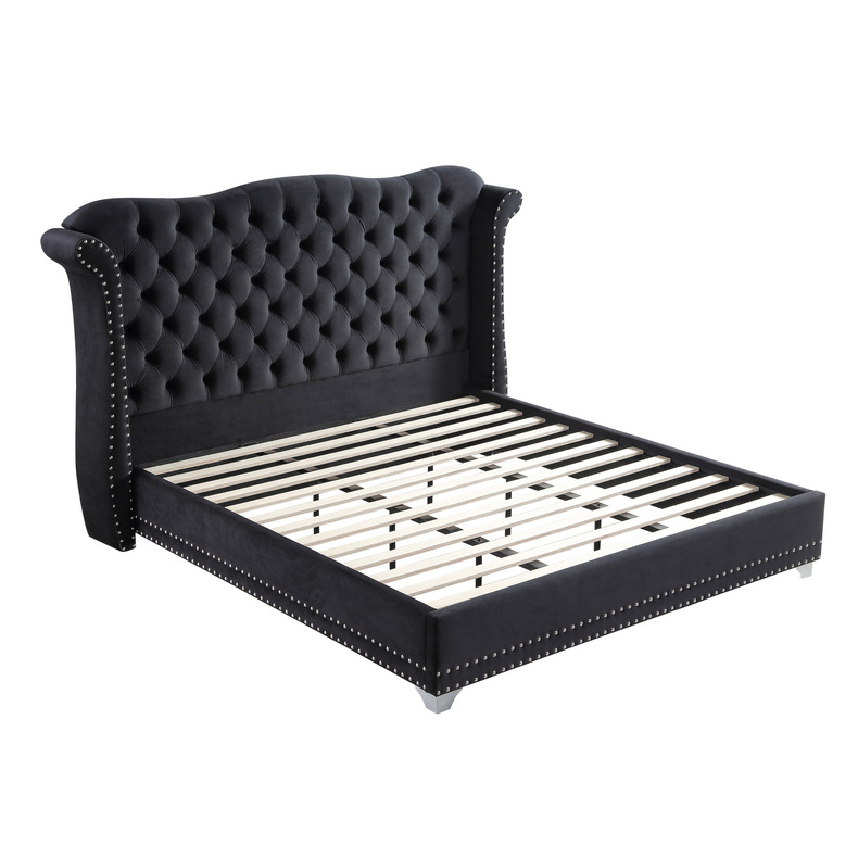 king upholstered bed