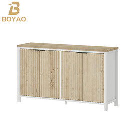 Contemporary Sideboard Bar Cabinet with Storage for Living Room