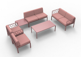 Aluminum alloy outdoor sofa